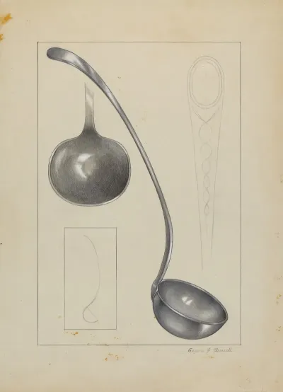 Silver Gravy Ladle