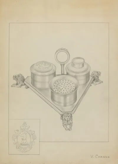 Silver Ink Stand 2
