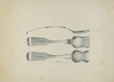 Silver Salt Spoon 2