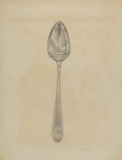 Silver Soup Spoon
