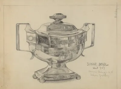 Silver Sugar Bowl 24