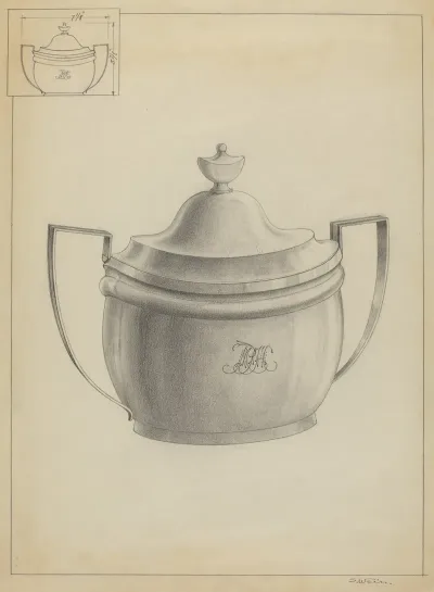 Silver Sugar Bowl 26