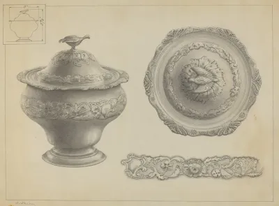 Silver Sugar Bowl 30