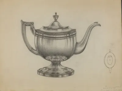 Silver Teapot 30