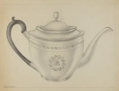 Silver Teapot 44