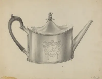 Silver Teapot 64