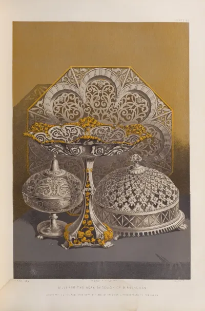 Silversmiths Work By Gough Of Birmingham