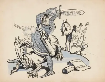 Sint Joris En De Draak En Speelverbod Voor Herman Heijermans
