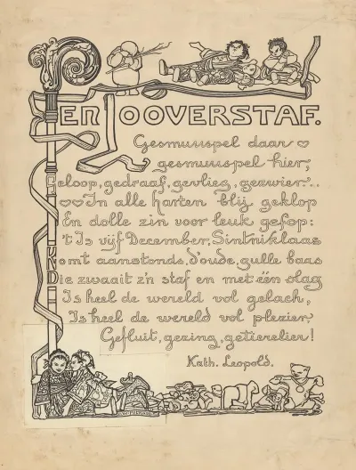 Sinterklaasgedicht Met Staf En Speelgoed
