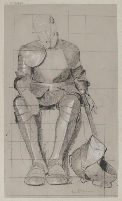 Sitting Knight