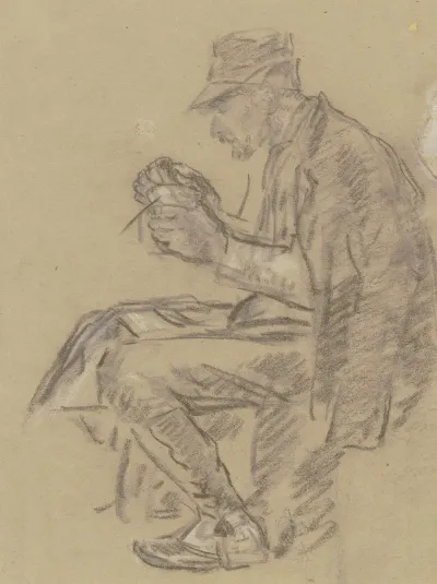 Sitting Woodcutter