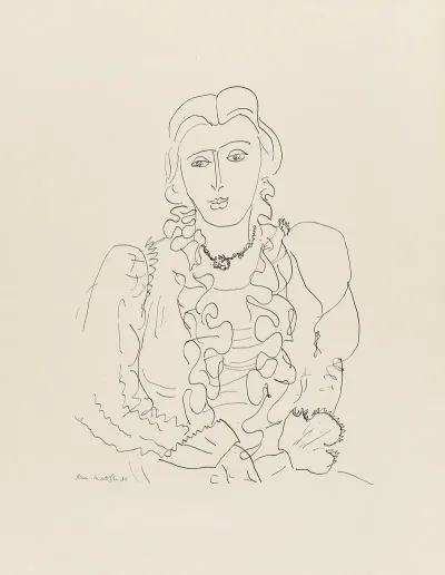 Sitzende Frau 2