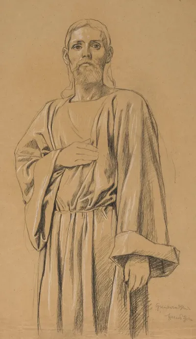 Sketch Of The Figure Of Christ