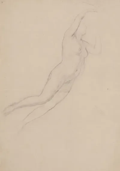 Sketch Of The Psyche Character To The Ceiling Wedding Procession Of Cupid And Psyche