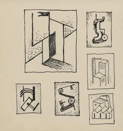 Sketchbook With Various Studies 11