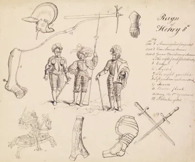 Sketches Of Armour Study For Henry Viii 2