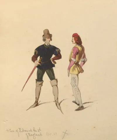 Sketches Of Costume Pl 074