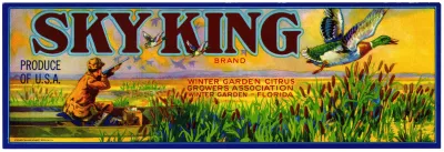Sky King Brand Citrus Label