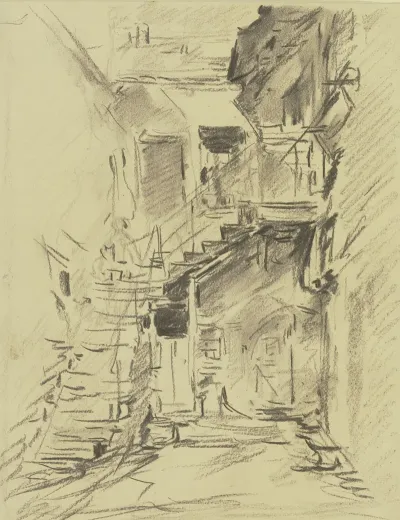 Small Farmstead With Steep Stairs