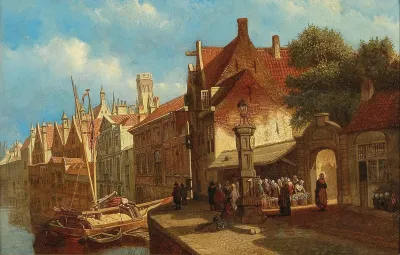 Small Vegetable Market In Rheims