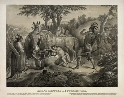 Smith Rescued By Pocahontas
