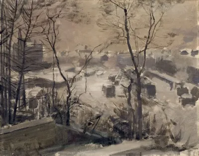 Snow Covered Suburb