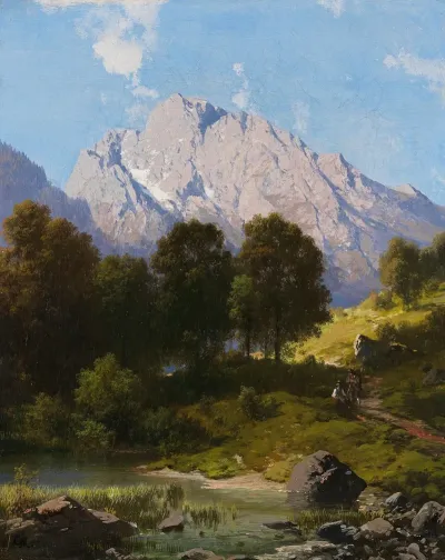 Sommerliche Gebirgslandschaft