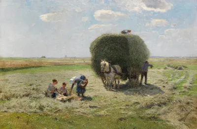 Sommerliche Heuernte