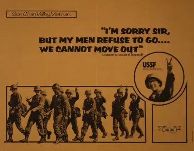 Son Chan Valley Vietnam Im Sorry Sir But My Men Refuse To Go We Cannot Move Out
