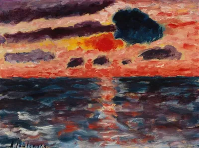 Sonnenuntergang Borkum