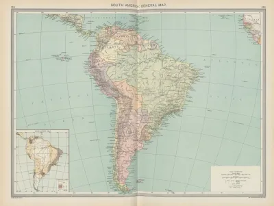 South America General Map