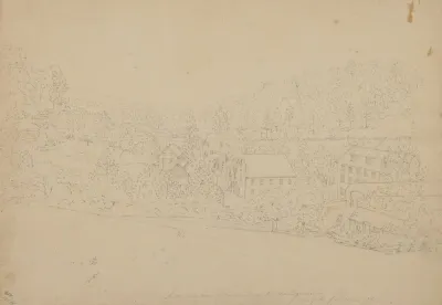 South West View Of Rockland On The Brandywine One Of The Four Views J R S