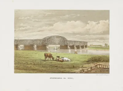 Spoorwegbrug Bij Hedel
