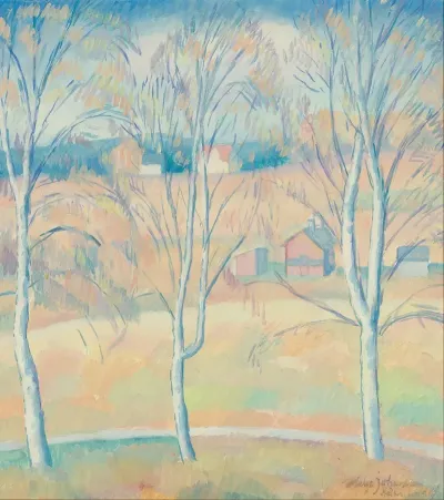 Spring Landscape Halsingland