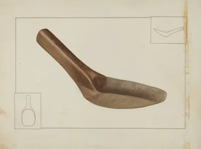 Square Wooden Spoon