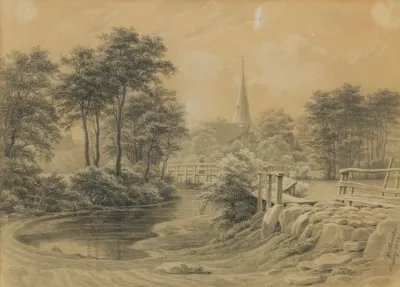 St Johannis Kirche In Eppendorf Mit Alstersteg