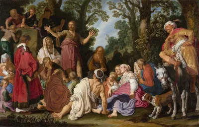 St John The Baptist Preaching