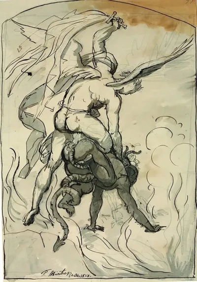 St Michael Fighting The Devil
