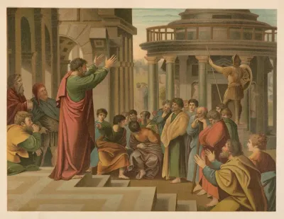 St Pauls Sermon In Athens