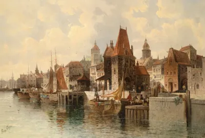 Stadt Am Fluss