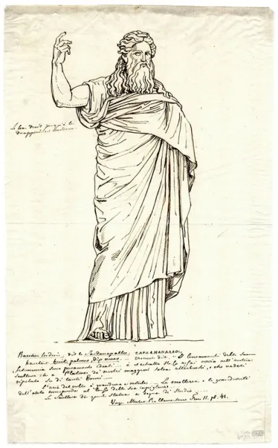 Standing Dionysos Sardanapalus Bacchus Indien
