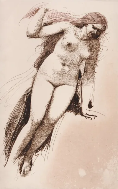 Standing Female Nude 17