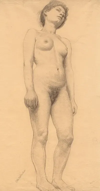 Standing Female Nude 6