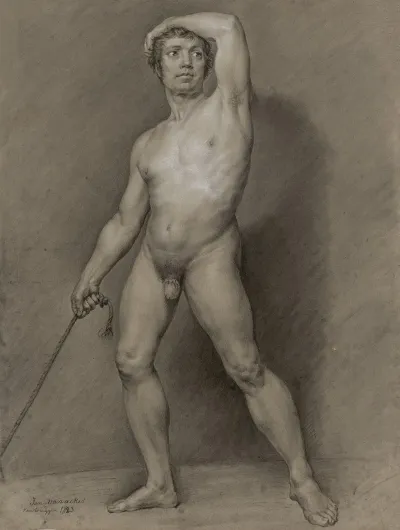 Standing Male Nude 60