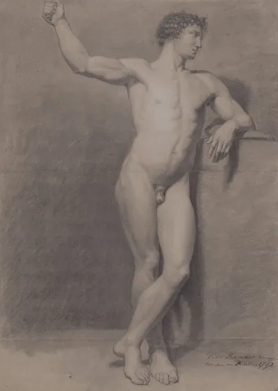 Standing Male Nude 71