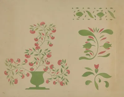 Stencil Wall Decoration