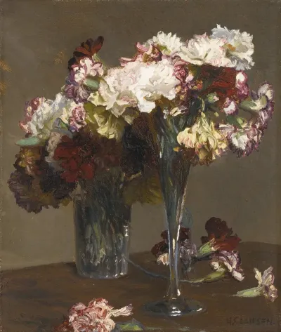 Still Life Of Carnations