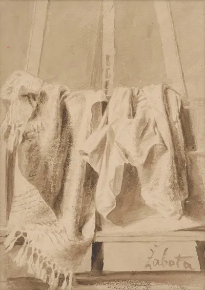 Still Life With A Drapery