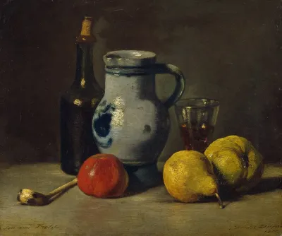 Still Life With A Grey Jug