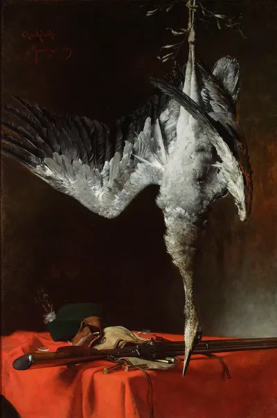Still Life With A Heron